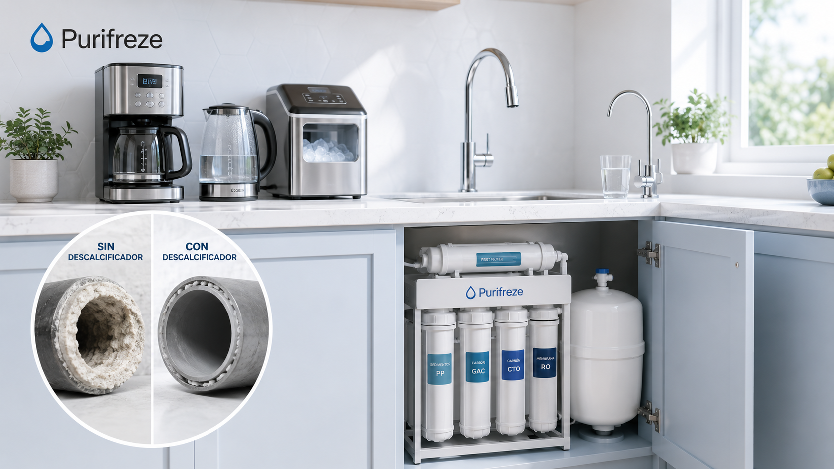 Sarro cero: Cómo te protege el descalcificador de Purifreze